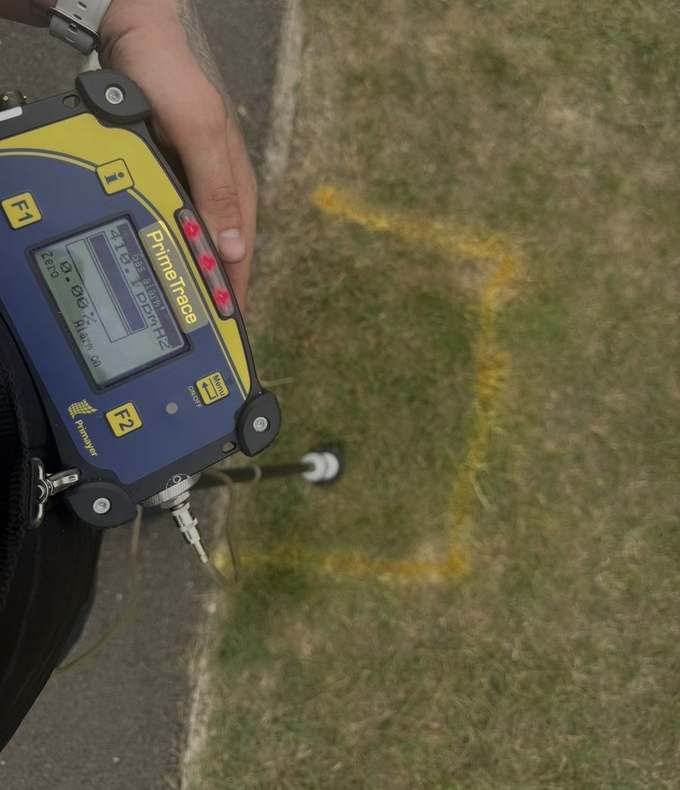 HUBB Group engineer conducting non-destructive leak detection in Danbury